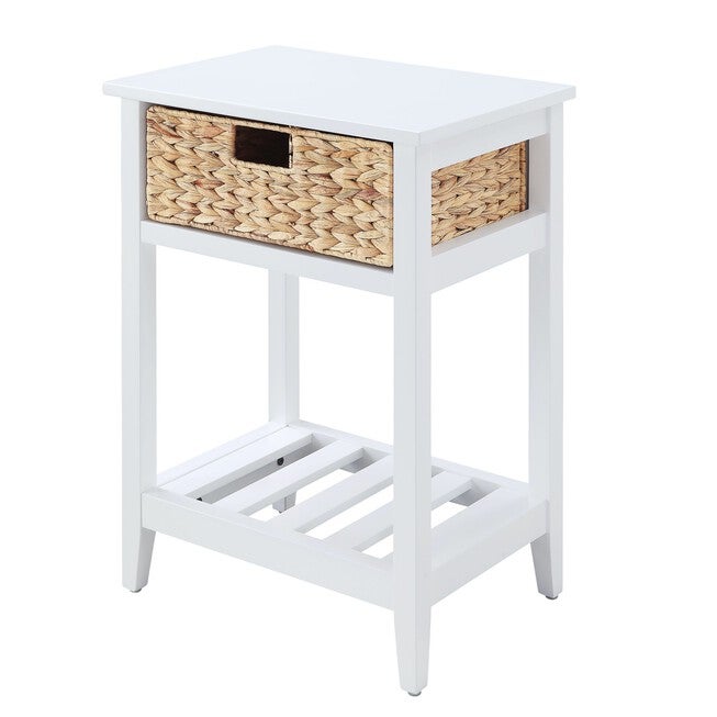 Accent Table, WHITE NATURAL, hi-res image number null