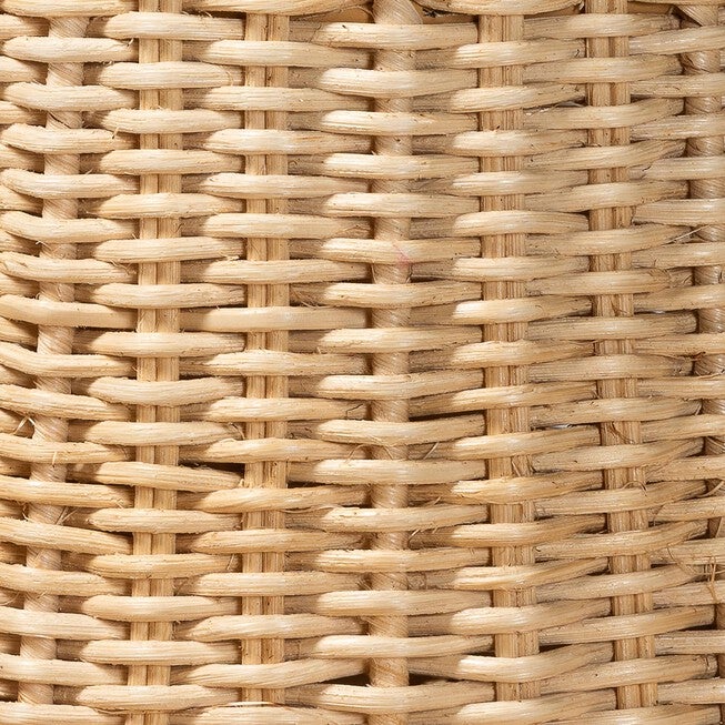 Lavada Bohemian Natural Scalloped Rattan Pendant Lampshade, NATURAL, alternate image number null