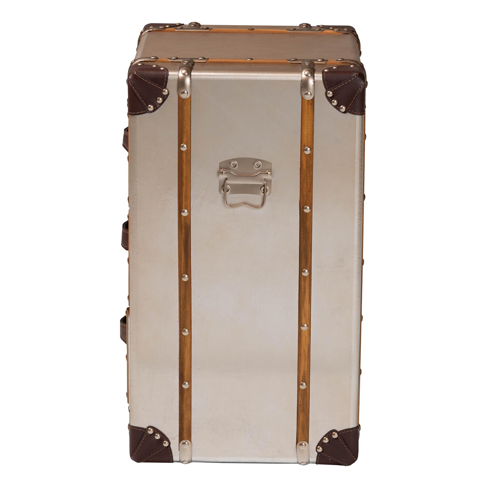 Naylor Vintage Matte Bronze 3-Drawer Cabinet, BRONZE, alternate image number 4