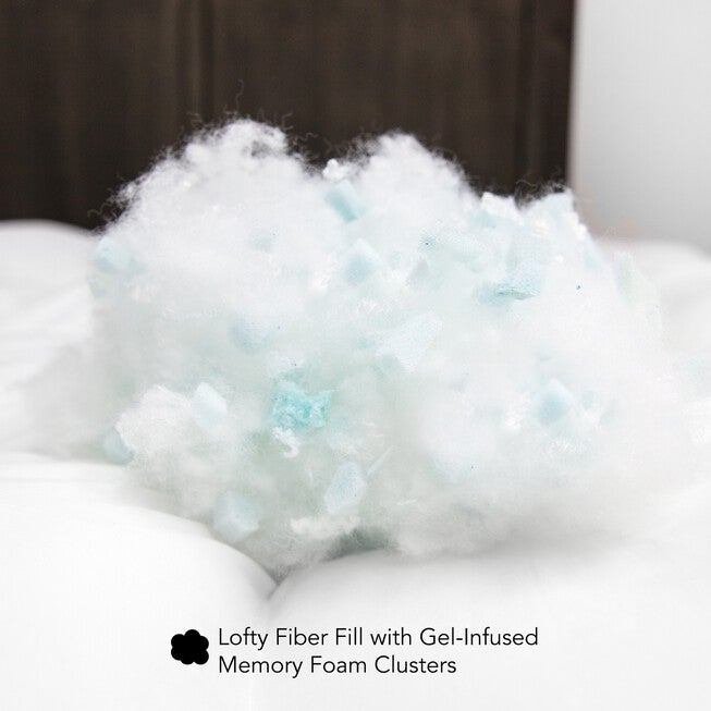 SensorPEDIC MemoryLOFT Classic 2.5-Inch Memory Foam and Fiber Mattress Topper, , alternate image number 3