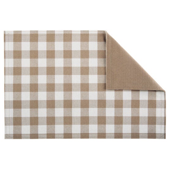 Buffalo Check Reversible Placemat - Set of Four, , alternate image number null