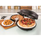 Euro Cuisine 12" Rotating Pizza Maker with Stone & Baking Pan, , alternate image number null