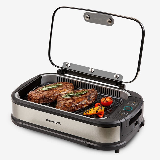 PowerXL™ Smokeless Grill Pro, STAINLESS, hi-res image number 0