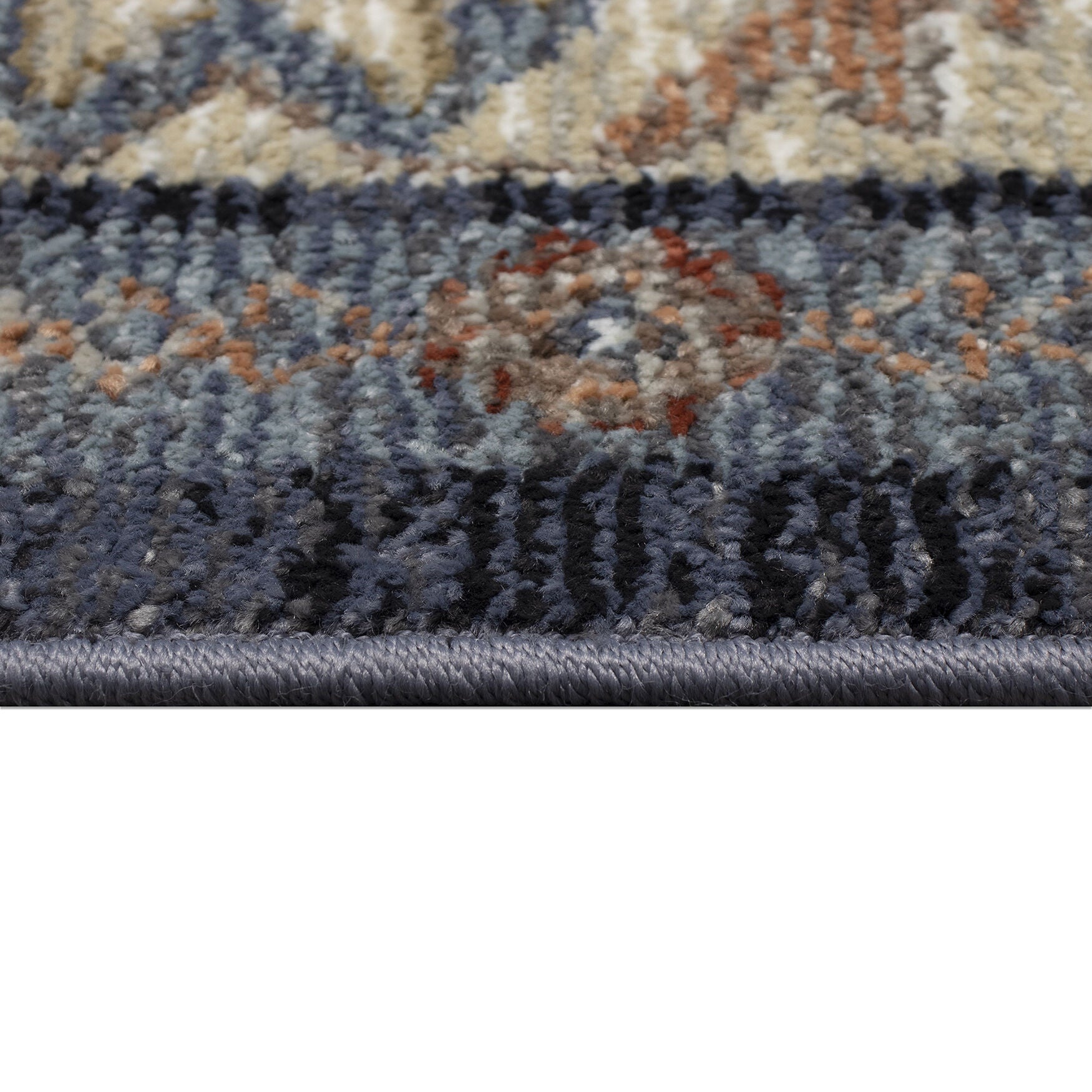 Ariana Floral Medallion Indoor Area Rug Blue, , alternate image number 2