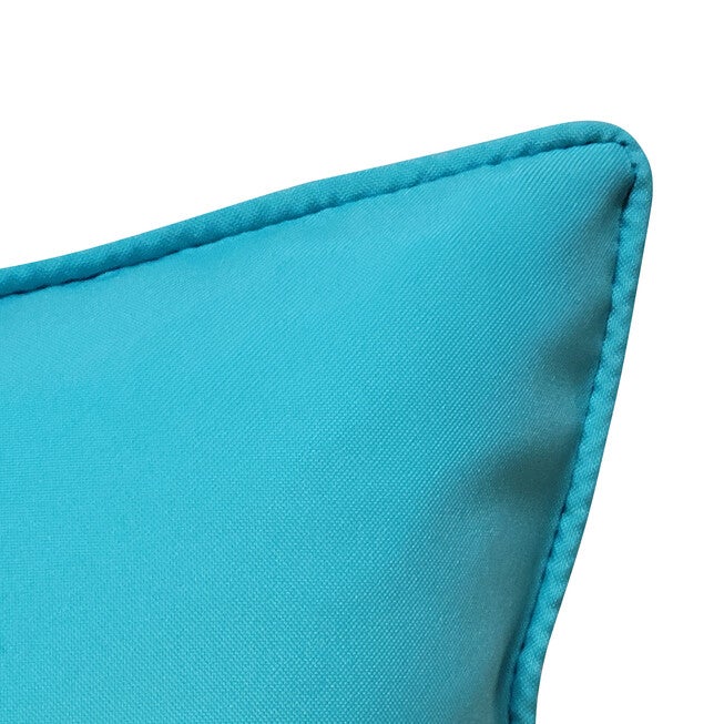 Edie @ Home Indoor/Outdoor Embroidered Starfish Decorative Throw Pillow 18X18, Blue, , alternate image number null