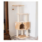 3 Levels Real Wood 48" Cat Tower For Kittens Play, , alternate image number null