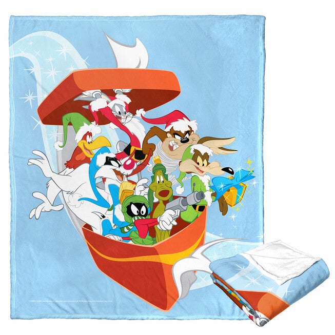 Wb Looney Tunes Bursting Bundle Silk Touch Throw, O, hi-res image number null