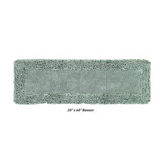 Shaggy Border Bath Rug Mat, 20" X 60"