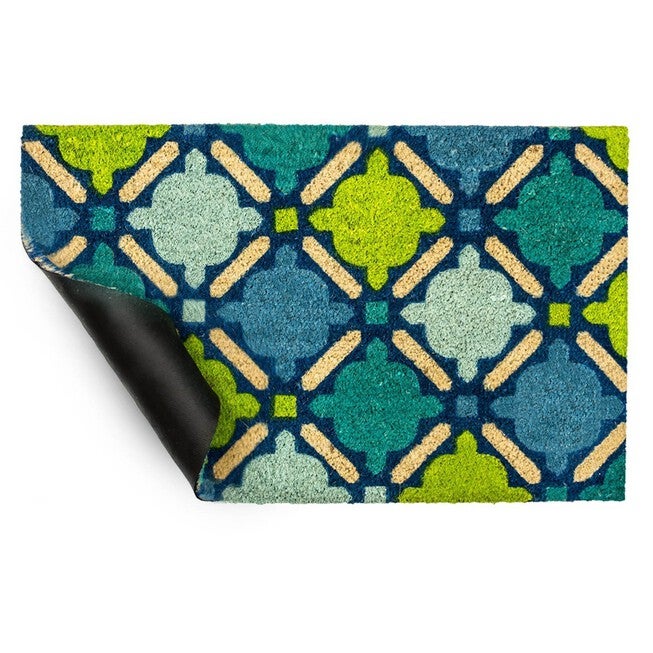 Blue Mosaic Doormat Floor Coverings, , alternate image number 2
