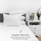 SensorPEDIC Embossed SensoSoft Jumbo Bed Pillow - 4 Pack, WHITE, hi-res image number null