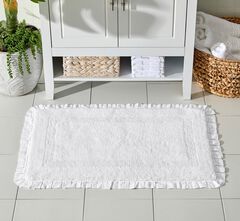 Rectangle Ruffle Bath Rug