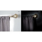 Innovative Decorative Room Darkening Wrap Around Rod & Finial 48-86, , alternate image number null
