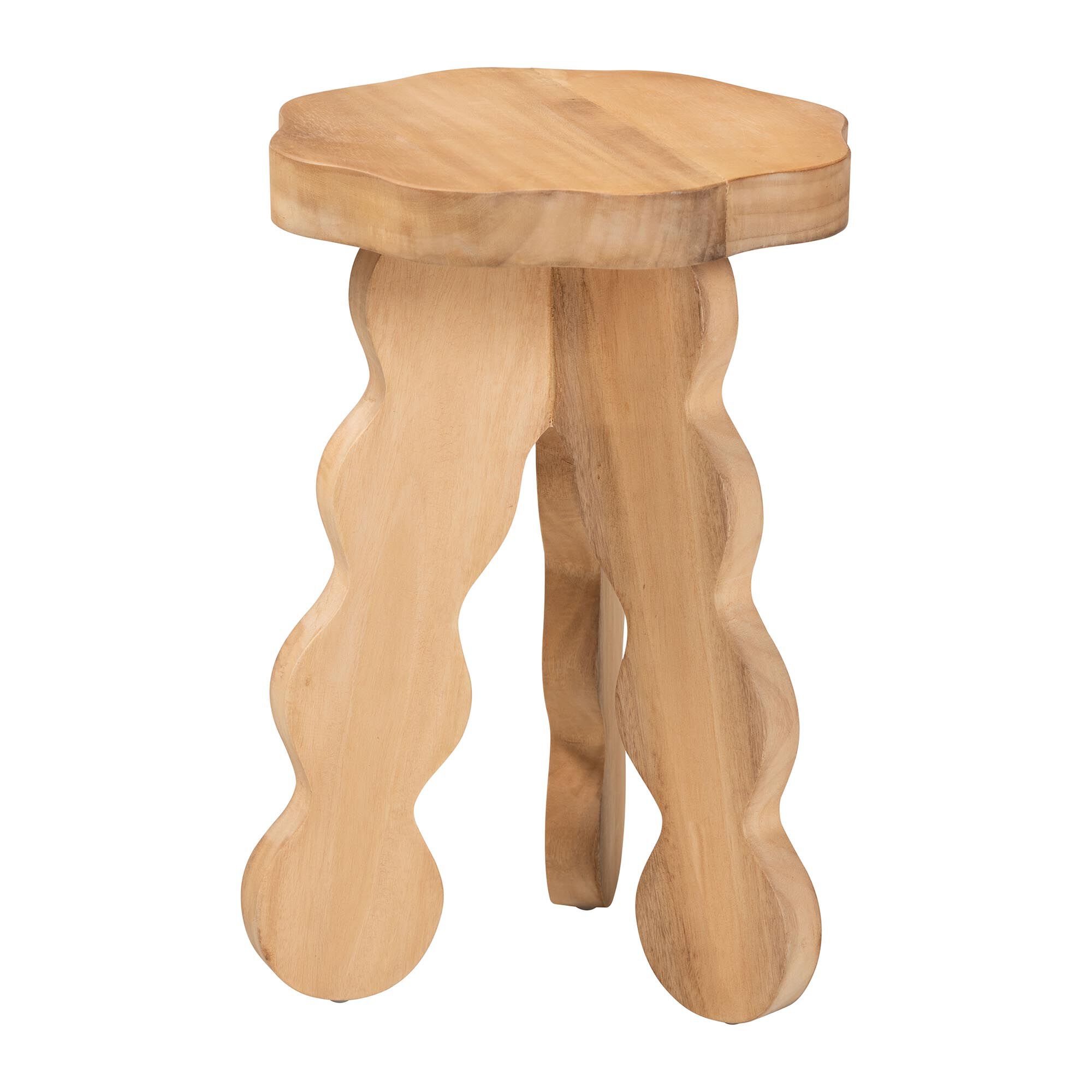 Sino Acacia Wood Multipurpose Accent Stool, BROWN, alternate image number 1