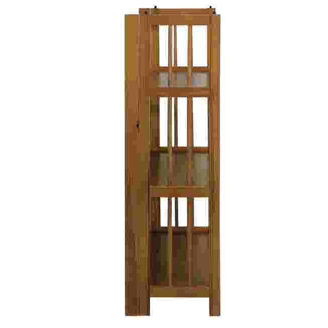 side view of the folded bookcase