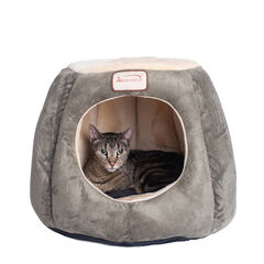Cat Cave Shape Pet Bed With Anti- Slip Waterproof Base