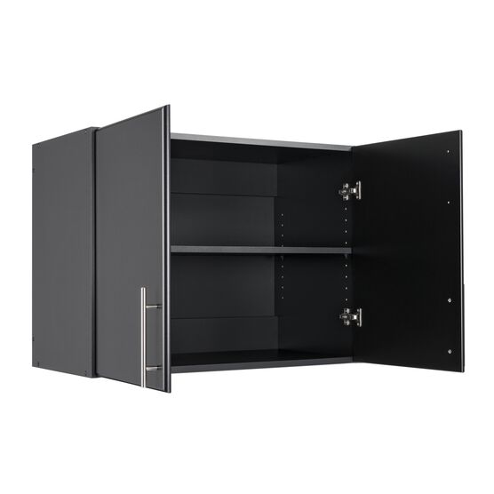Elite 32" Stackable Wall Cabinet, Black, , on-hover image number null