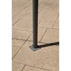 10x10 Del Ray Gazebo Canopy Charcoal Frame Tan Cover, , alternate image number null