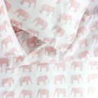 Elephant Cotton Sheet Set, PINK, hi-res image number null
