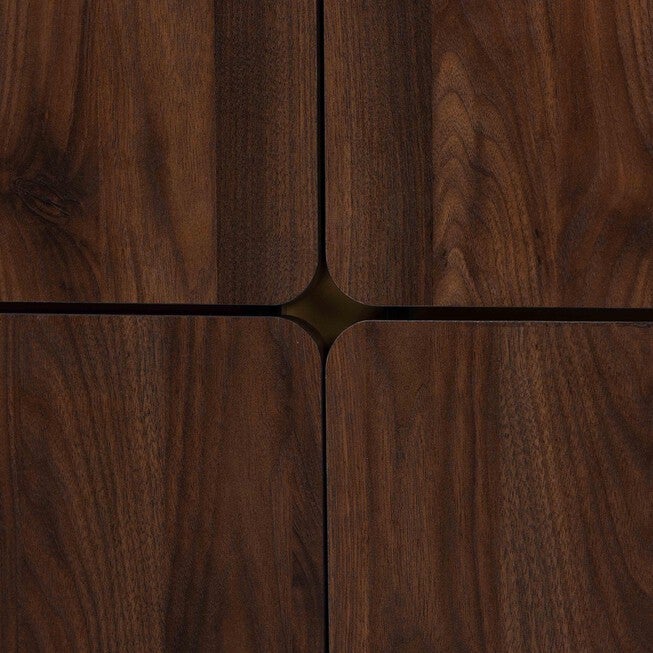Graceland Mid-Century Modern Transitional Walnut Brown Finished Wood Shoe Cabinet, , alternate image number 4