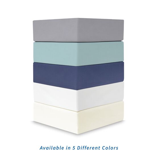 SensorPEDIC Ice Cool 400 Thread Count Cotton-Rich Cream Sheet Set, , alternate image number null