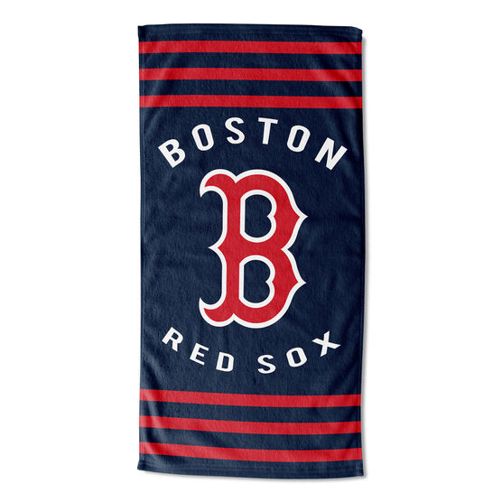 Red Sox Stripes Beach Towel, MULTI, hi-res image number null