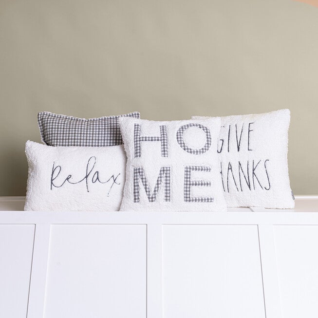 Brenner Plaid Reverse To Sherpa Lumbar Pillow, , alternate image number 2