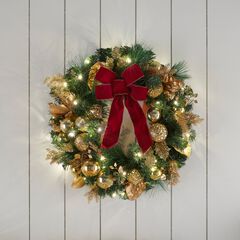 PRE-LIT REGAL 24" Wreath