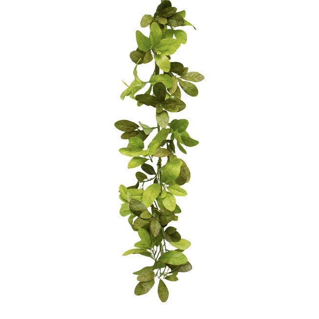 Varigated Foliage Garland 5'L, GREEN, hi-res image number 0