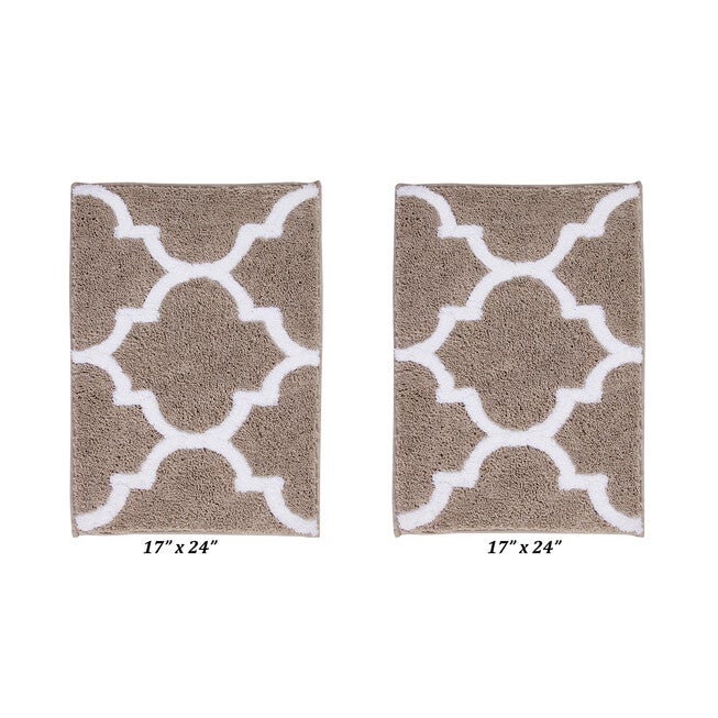 Marrakesh Collection 100% Polyester 2 Piece (17 inches X 24 inches | 17 inches X 24 inches) Bath Rug Set, , on-hover image number 1