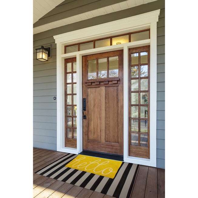 Yellow Hello Doormat, , alternate image number 3