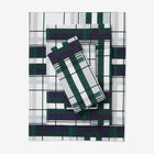 Cotton Flannel Print Sheet Set, NAVY PLAID, hi-res image number null