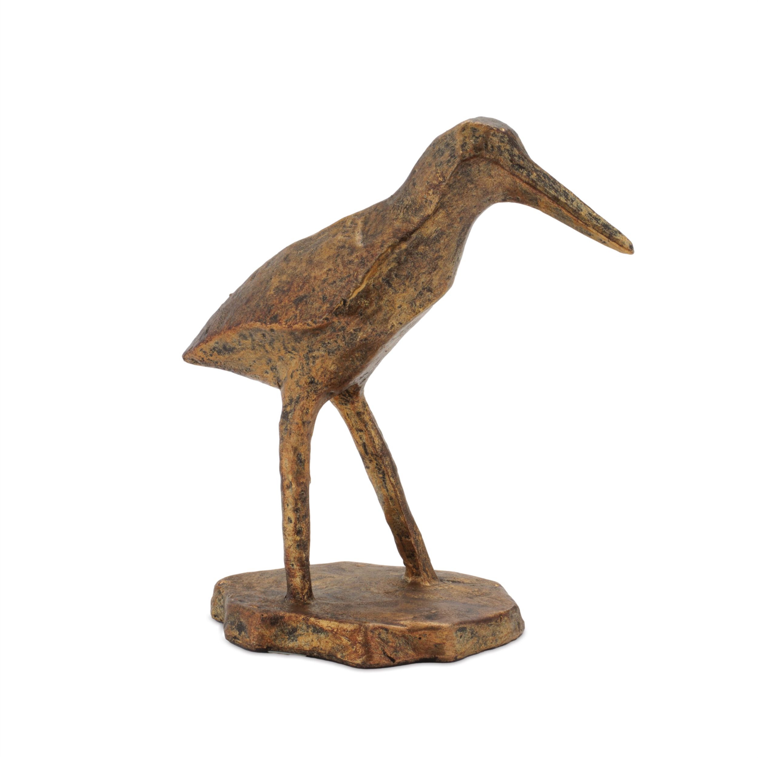 Modern Sea Bird Figurine Set of 3, BROWN GOLD, alternate image number 2