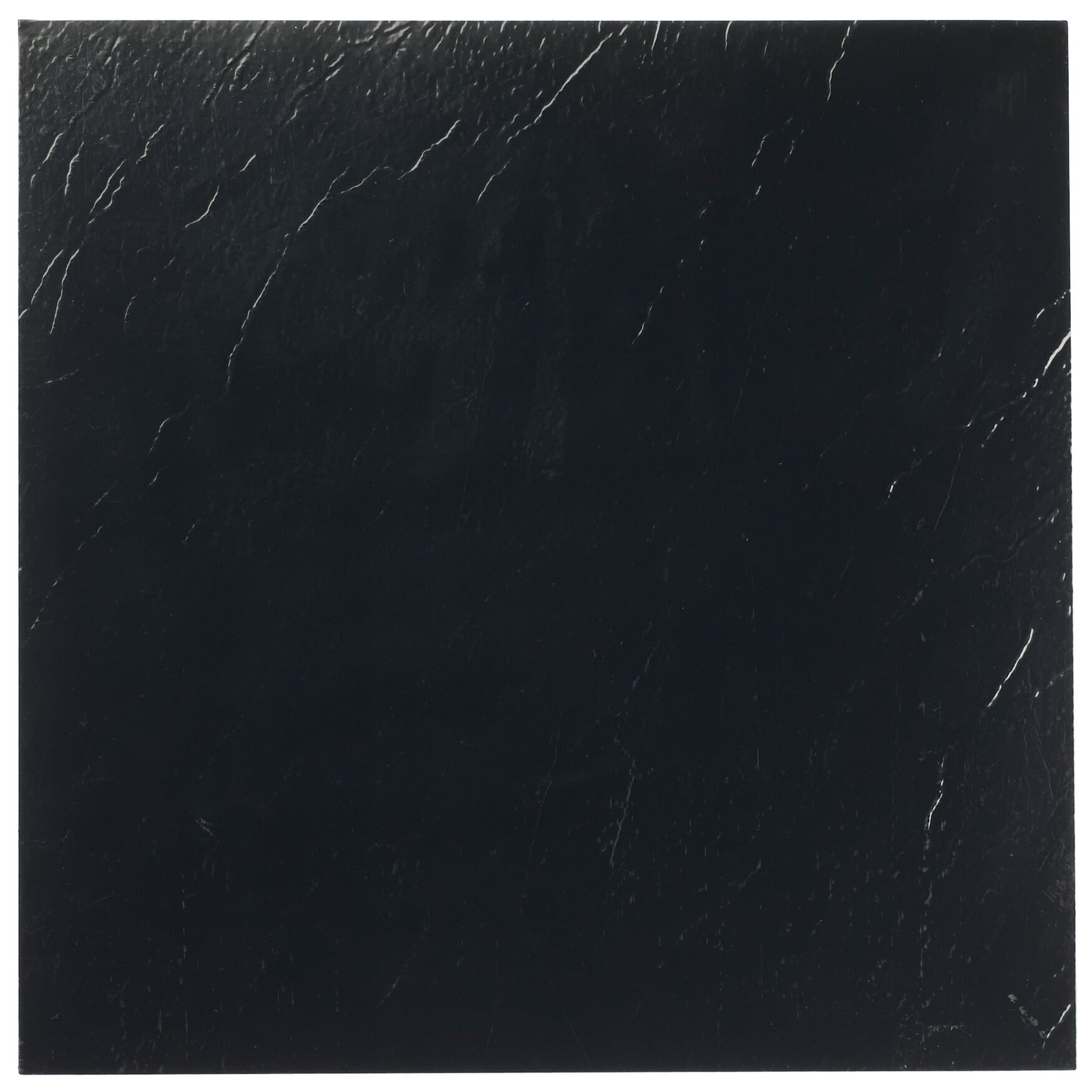 Sterling 12 inches x 12 inches Self Adhesive Vinyl Floor Tile, BLACK, hi-res image number 0