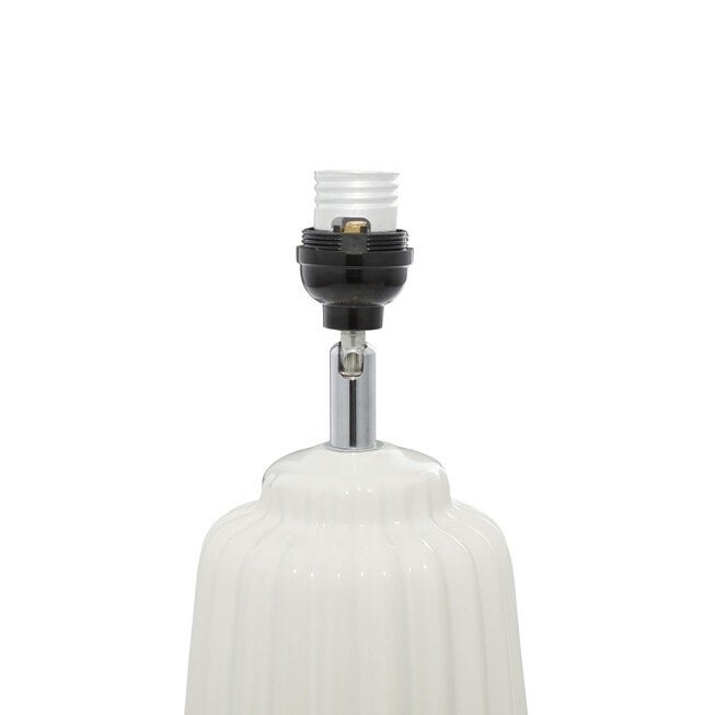 White Stone Traditional Table Lamp, , alternate image number null