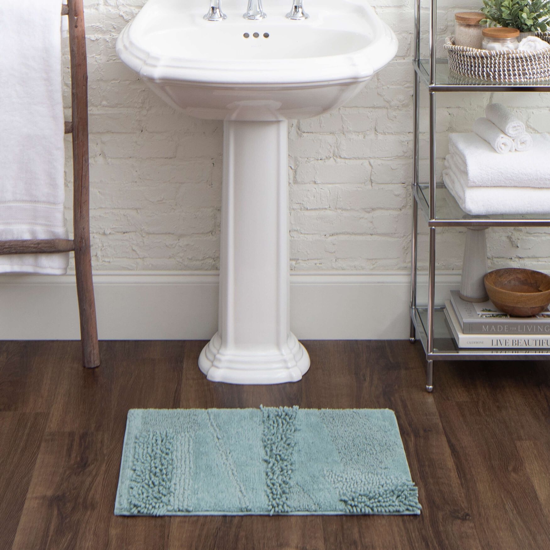 Composition Bath Rug, , alternate image number 12