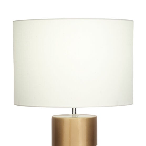 Cosmoliving By Cosmopolitan White Stone Table Lamp, , alternate image number null