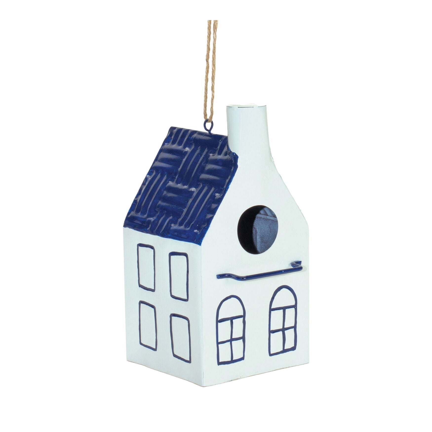 Hanging Metal Bird House Garden D&eacute;cor (Set Of 3), , on-hover image number 1