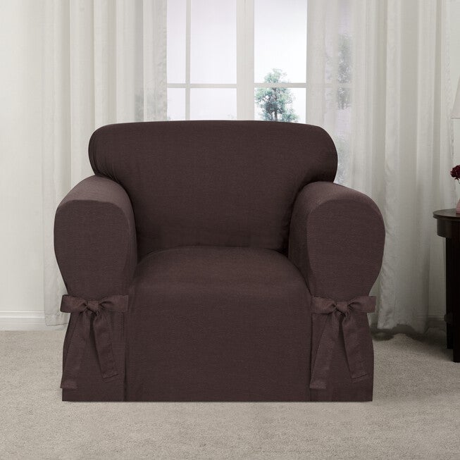 Kathy Ireland Garden Retreat Chair Cover, BROWN, hi-res image number 0
