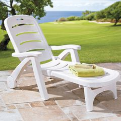 Resin Folding Lounger