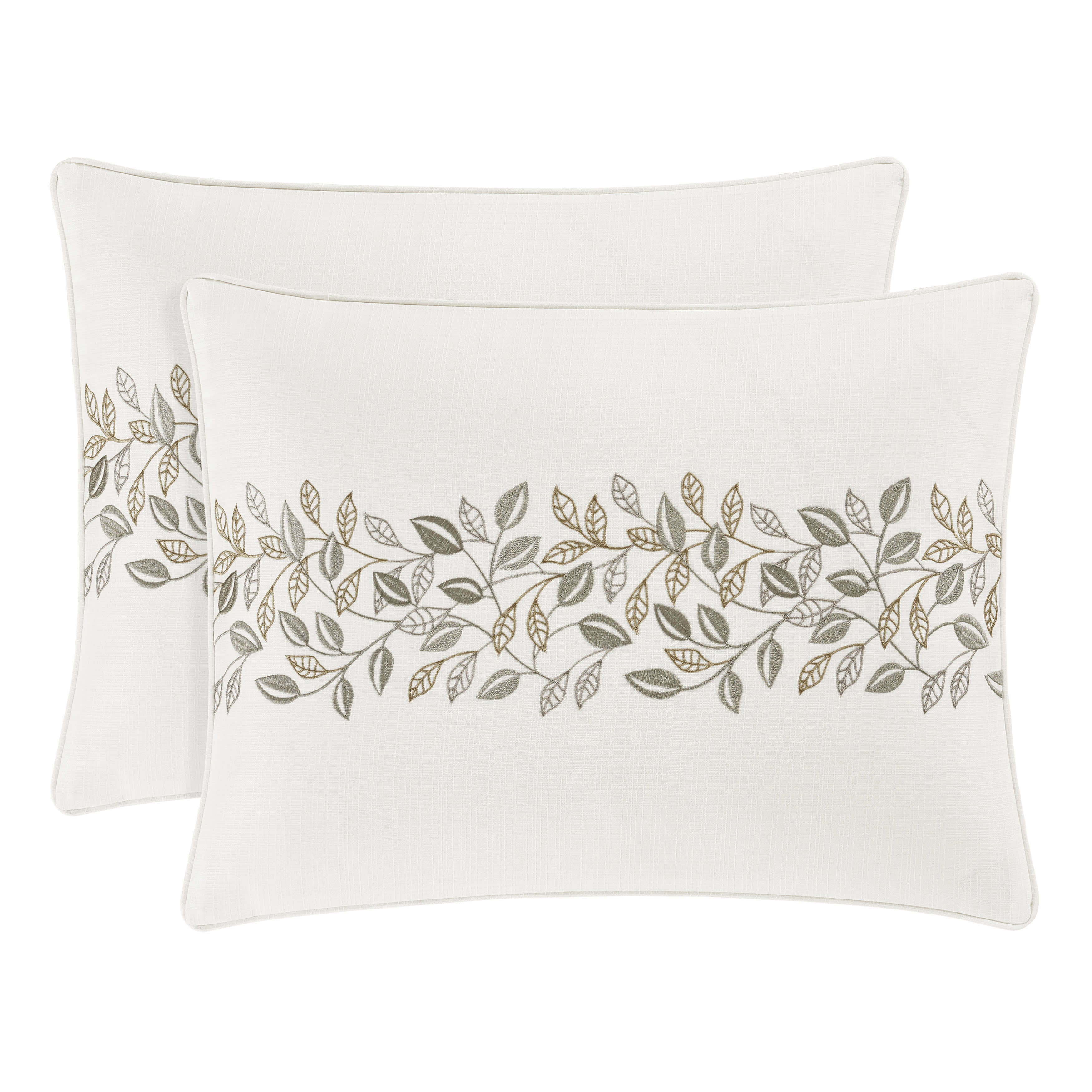 Laurel 4 Piece Comforter Set, WHITE, alternate image number 2