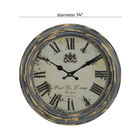 Black Metal Farmhouse Wall Clock, , alternate image number null