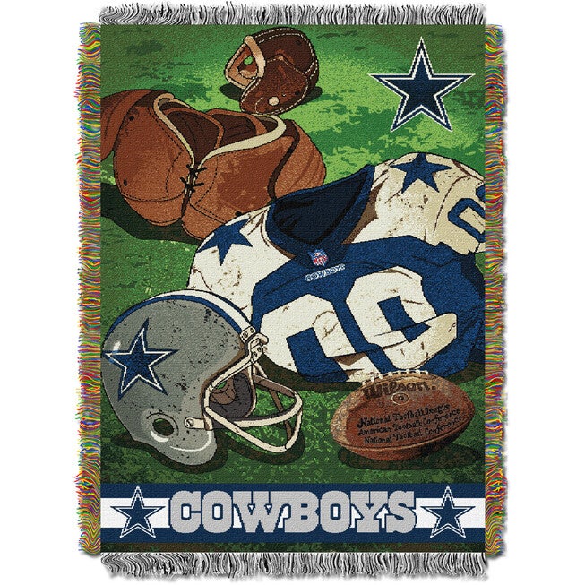 Cowboys Vintage Throw, MULTI, hi-res image number 0