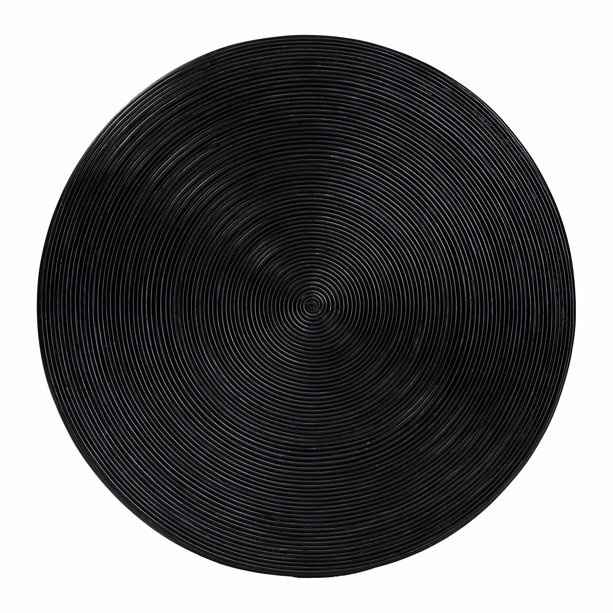 Tokyo Laminated Natural Rattan Coffee Table, Black, BROWN, alternate image number 4