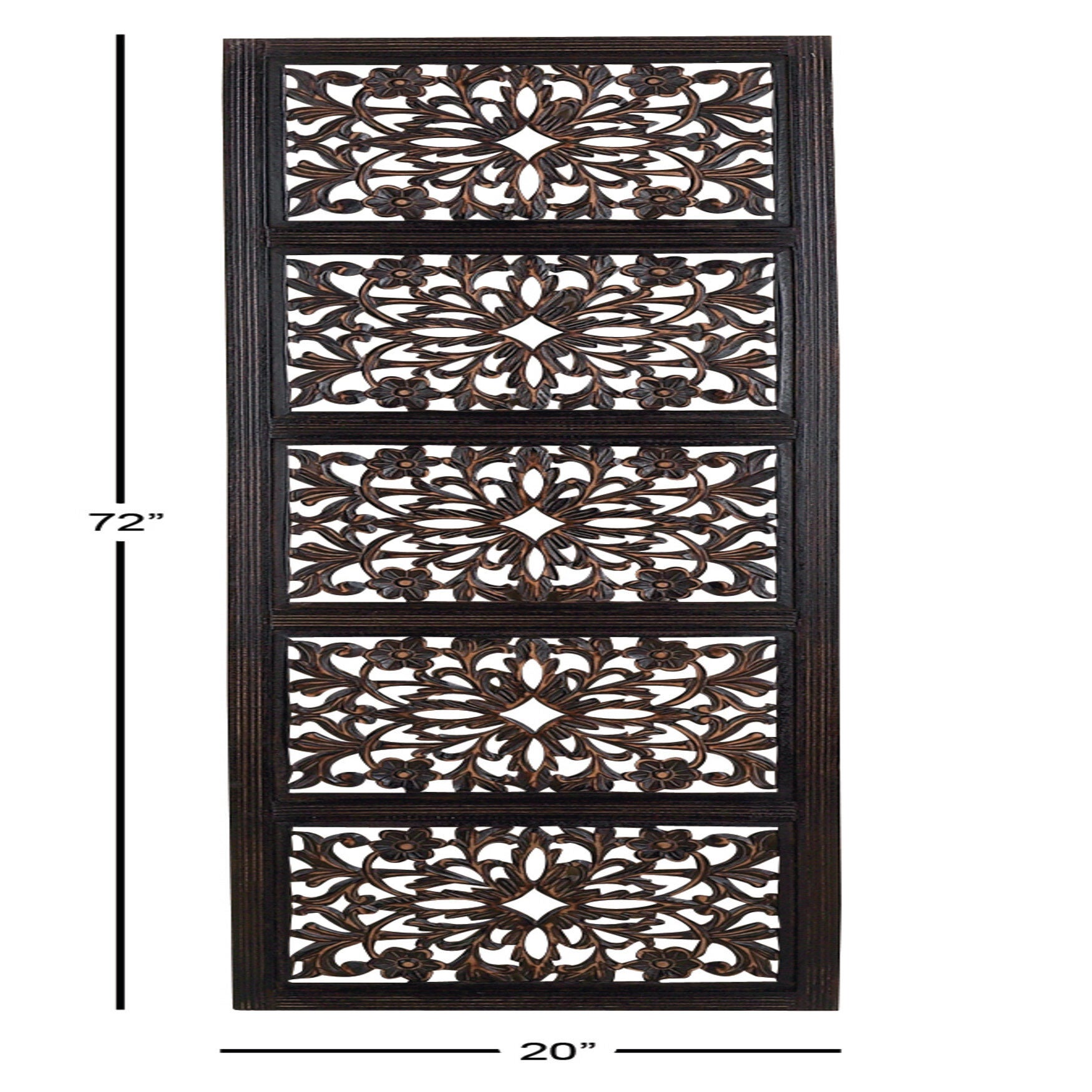 Brown Traditional Ornamental Wood Wall D&eacute;cor, , alternate image number 5
