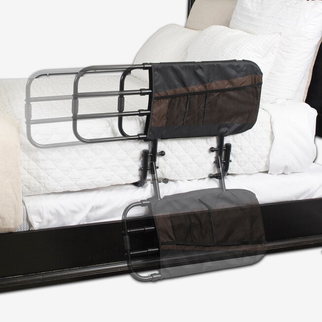 400 lbs. Weight Capacity EZ Adjust Bedrail™, BLACK, hi-res image number 0