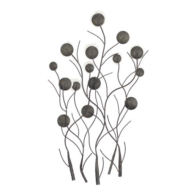 White Metal Coastal Abstract Wall Decor, , on-hover image number null