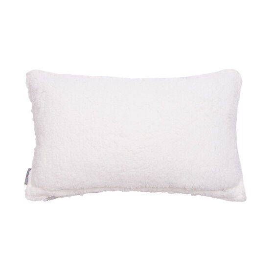 Brenner Plaid Reverse To Sherpa Lumbar Pillow, , alternate image number null