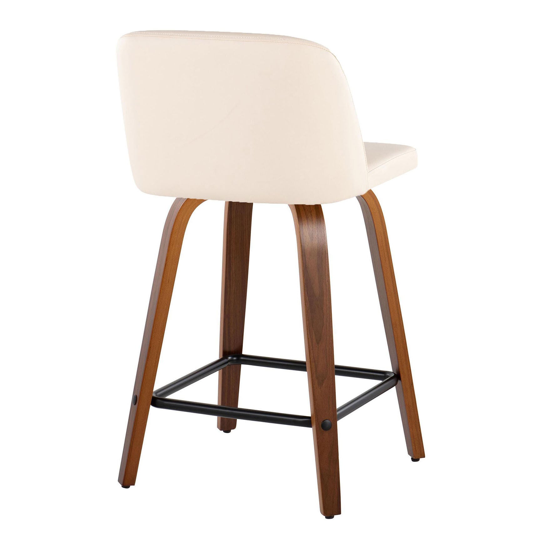 Toriano 24 inches Mid-Century Counter Stool - Set Of 2, , alternate image number 3