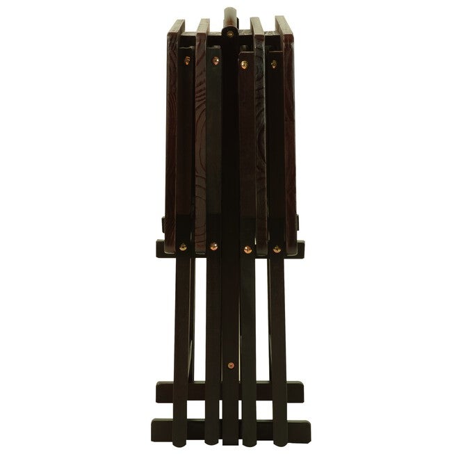5pcs Tray Table Set-Espresso, , on-hover image number null