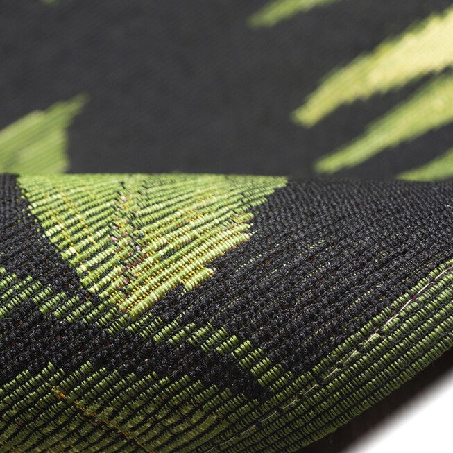 Marina Jungle Leaves Indoor/Outdoor Area Rug Black, , alternate image number 3